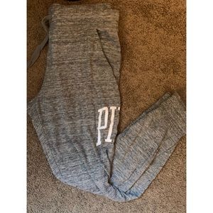 PINK Gray Joggers
